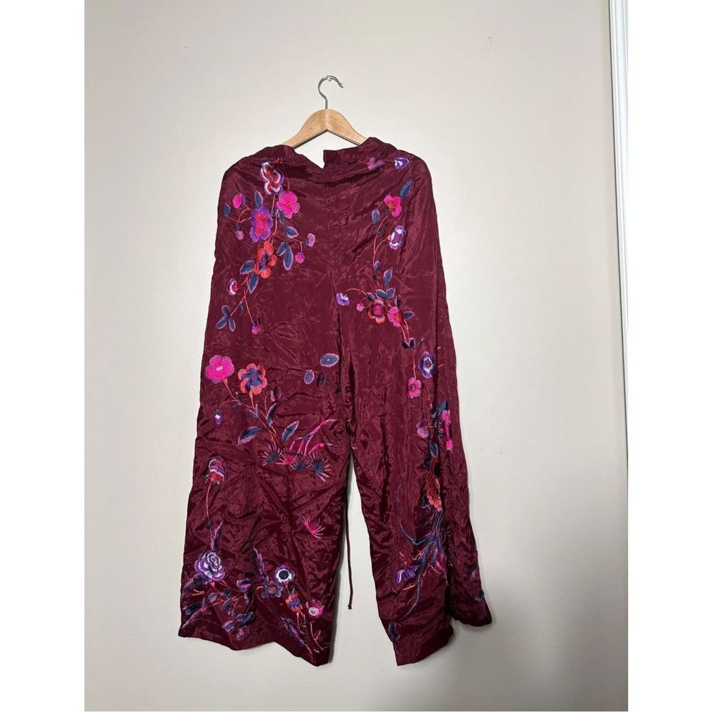 New Free People Mimi Embroidered Pants - Top Set sz 6 - Picture 8 of 8